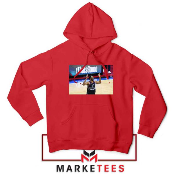 Embiid The 76ers Design Red Jacket