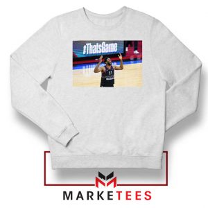 Embiid The 76ers Design White Sweater