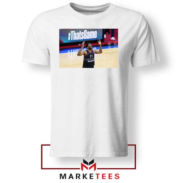 Embiid The 76ers Design White Tshirt