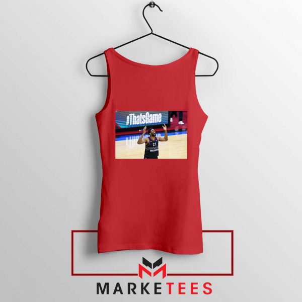 Embiid The 76ers Summer Red Tank Top