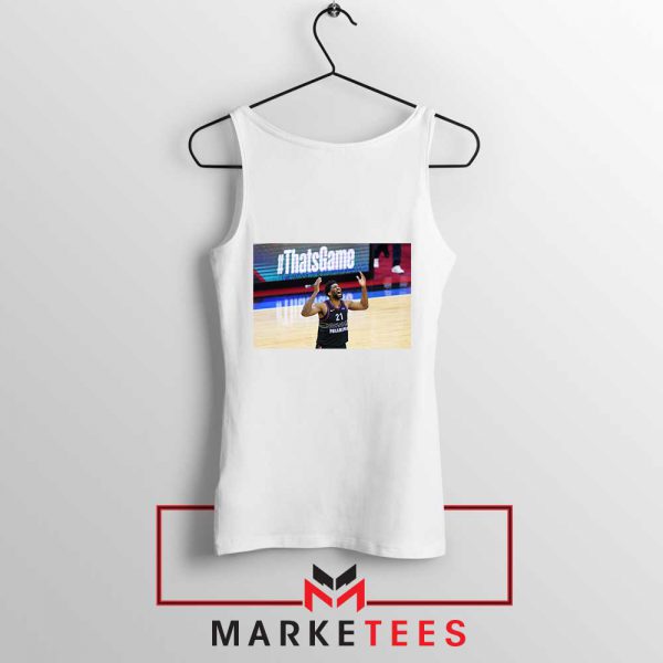 Embiid The 76ers Summer White Tank Top