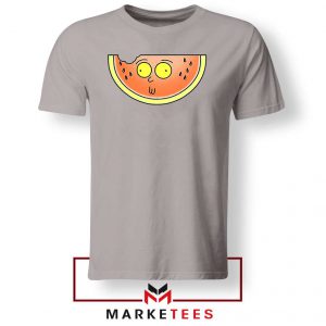 Funny Watermelon Morty Grey Tee