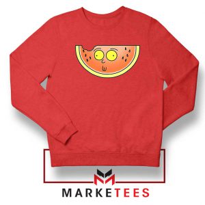 Funny Watermelon Morty Red Sweater