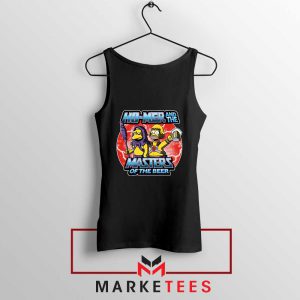 Homer Master Of The Beer Black Tank Top