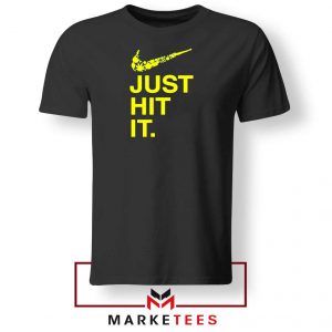 Just Hit It Logo Parody Graphic Tshirt