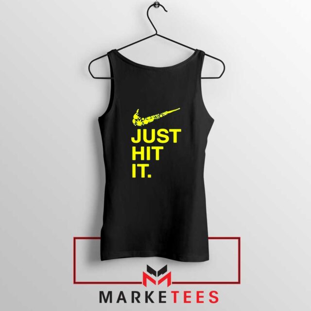 Buy Just Hit It Logo Parody Tank Top Social Invitation - Limited