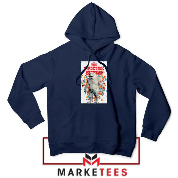 King Shark Poster Navy Blue Hoodie