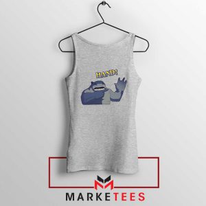 King Shark Says Hand Grey Tank Top