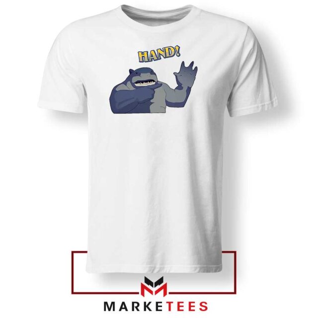 King Shark Says Hand T-Shirt – Funny Suicide Squad Graphic