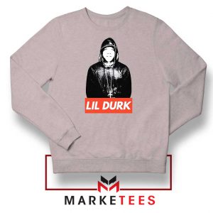 Lil Durk Chicago Rapper Grey Sweater