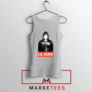 Lil Durk Chicago Rapper Grey Tank Top