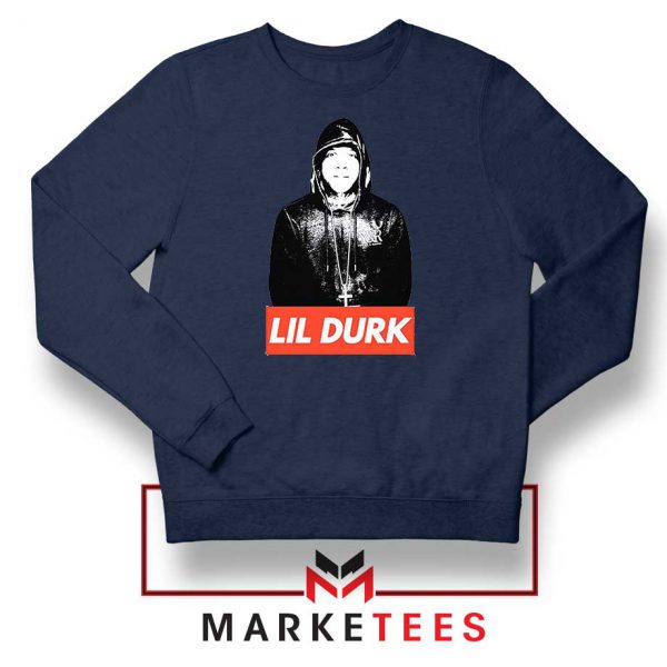 Lil Durk Chicago Rapper Navy Sweater