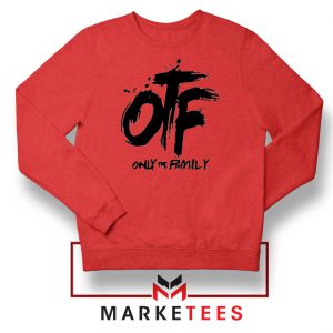 Lil Durk OTF Rap Group Red Sweatshirt