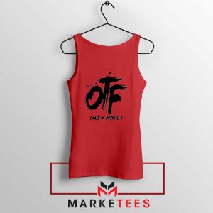 Lil Durk OTF Rap Group Red Tank Top