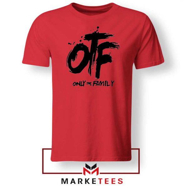 Lil Durk OTF Rap Group Red Tshirt