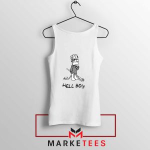 Lil Peep Hellboy Simpson Funny Tank Top