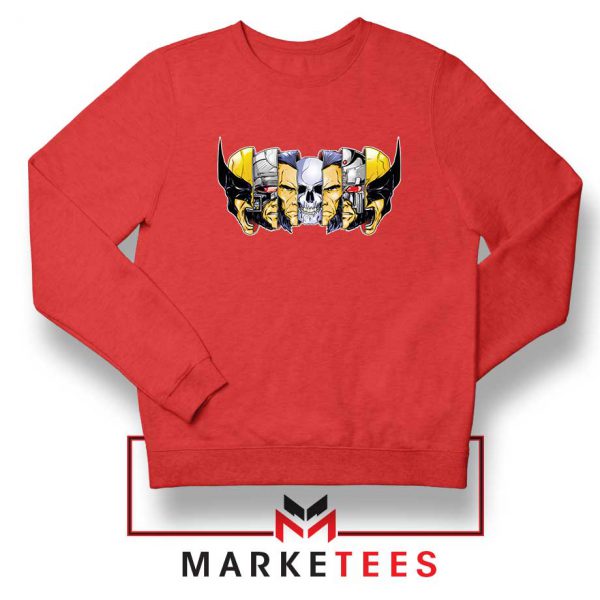 Logan The X Men Red Sweatshirt