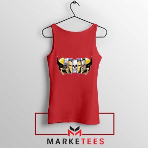 Logan The X Men Red Tank Top