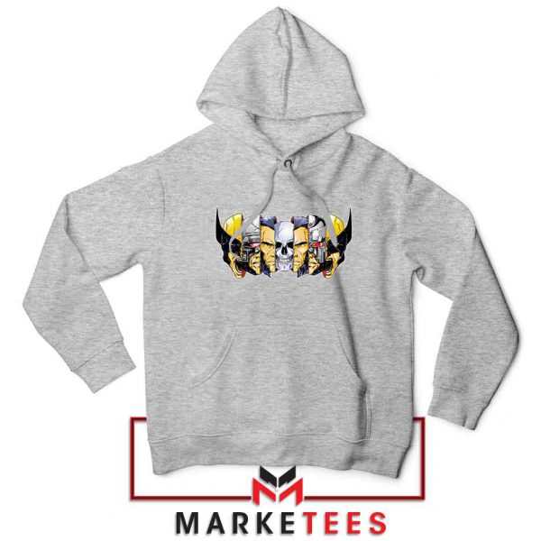 Logan The X Men Sport Grey Hoodie