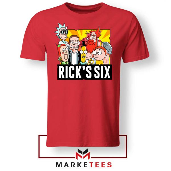 New Design Ricks Six Red Tshirt