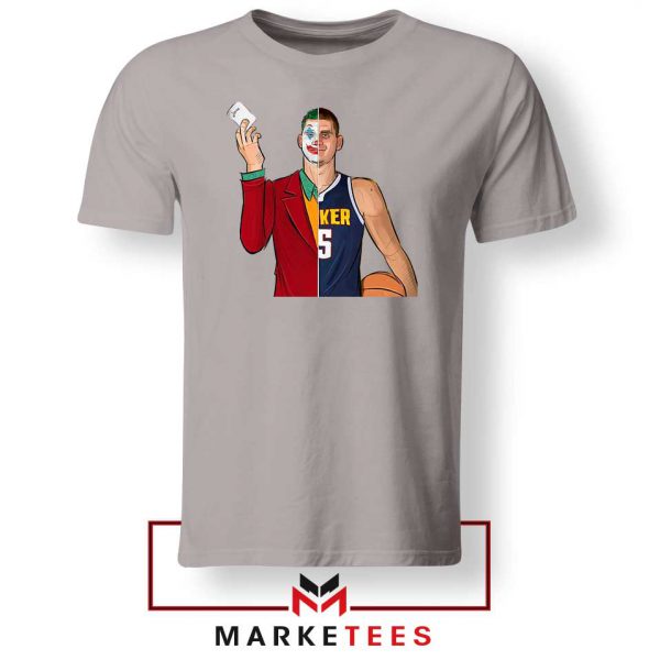 Nikola The Joker Player Grey Tshirt