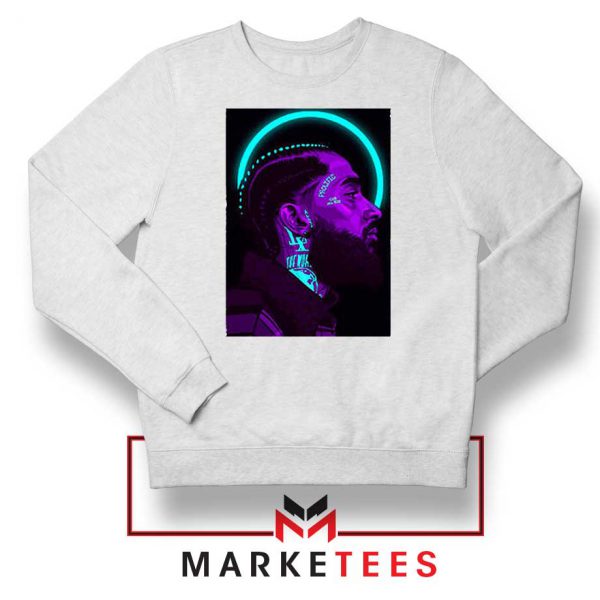 Nipsey Hussle The Marathon White Sweatshirt