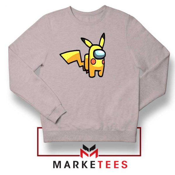 Pikachu Among US Pokemon Grey Sweater