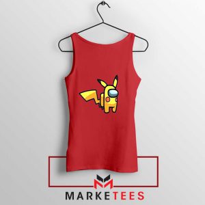 Pikachu Among US Pokemon Red Tank Top