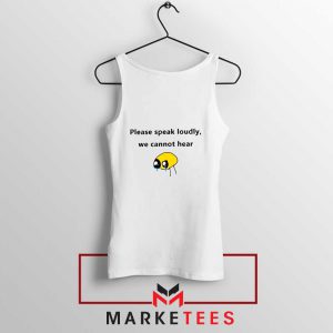 Please Speak Loudly Design Tank Top