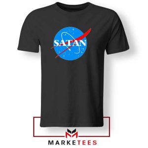 Satan Space Logo Parody Tee