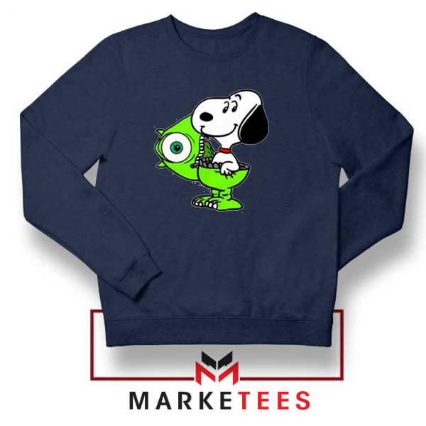 Snoopy Mike Monsters Costume Navy Sweater