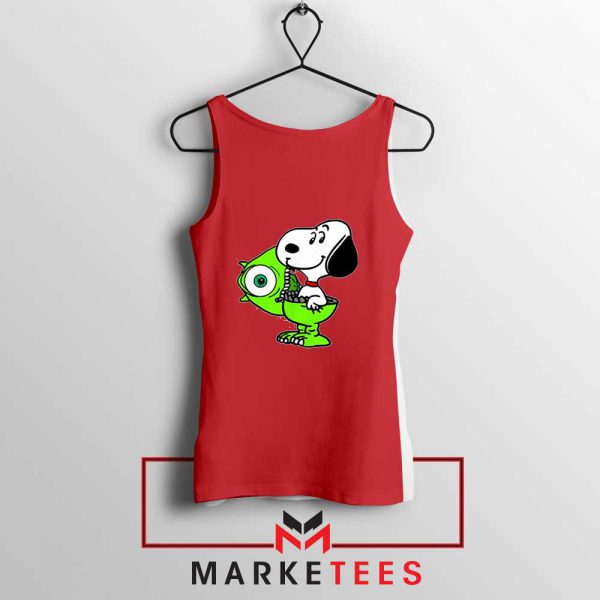 Snoopy Mike Monsters Costume Red Tank Top