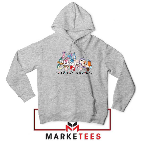 Squad Goals Friend Cartoon Sport Grey Hoodie