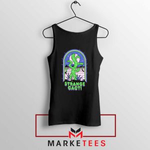 Strange Cacti Night Design Black Tank Top