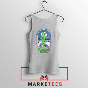 Strange Cacti Night Design Grey Tank Top