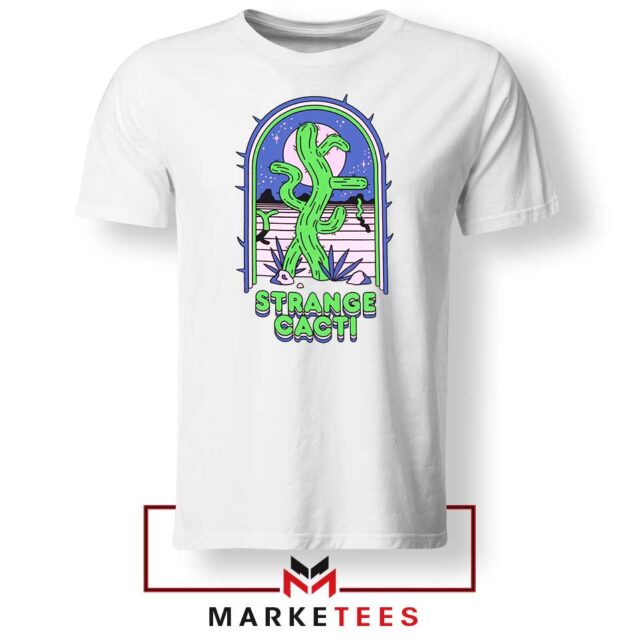 Strange Cacti Night Graphic T-Shirt