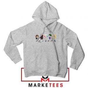 Suicide Squad Friends Parody Grey Hoodie