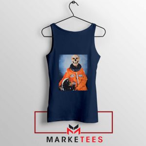 Travis Scott Astronaut Navy Blue Tank Top