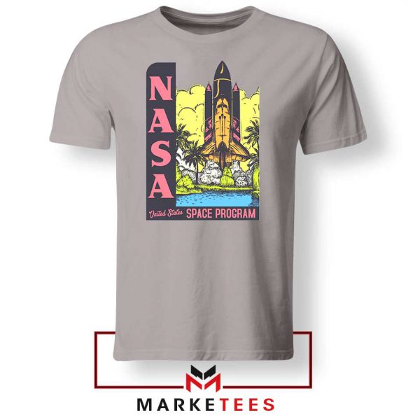 Vintage NASA Space Program Grey Tee