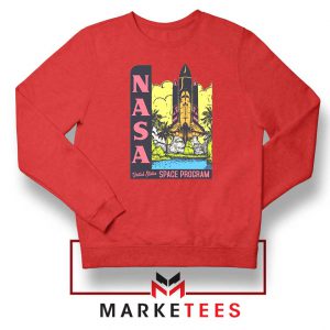 Vintage NASA Space Red Sweatshirt