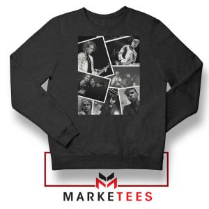 5SOS Band Tour Collage Black Sweater