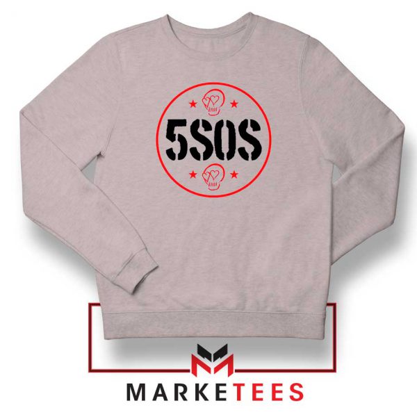 5SOS No Shame Tour 2020 Graphic Grey Sweatshirt