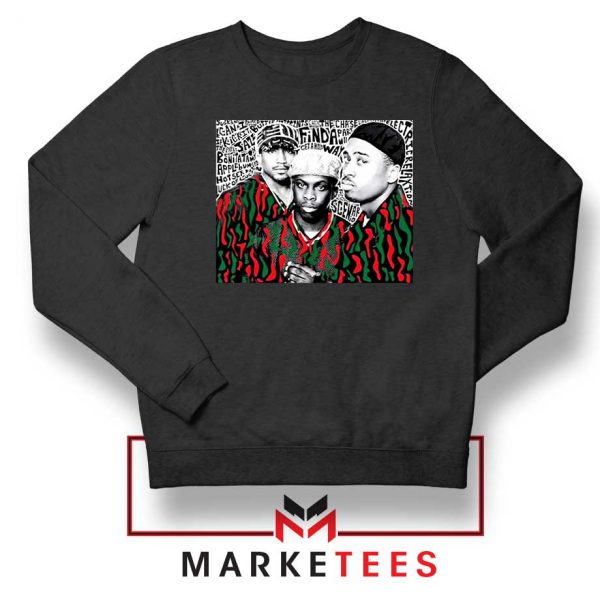 A Tribe Called Quest Group Black Sweater