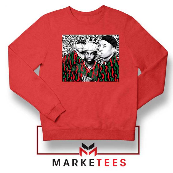 A Tribe Called Quest Group Red Sweater