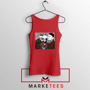 A Tribe Called Quest Group Red Tank Top