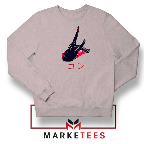 Aki Hayakawa Fox Devil Grey Sweater