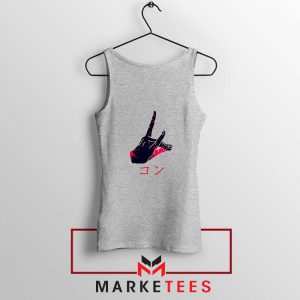 Aki Hayakawa Fox Devil Sport Grey Tank Top