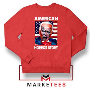 Biden Horror Story Red Sweater