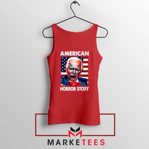 Biden Horror Story Red Tank Top