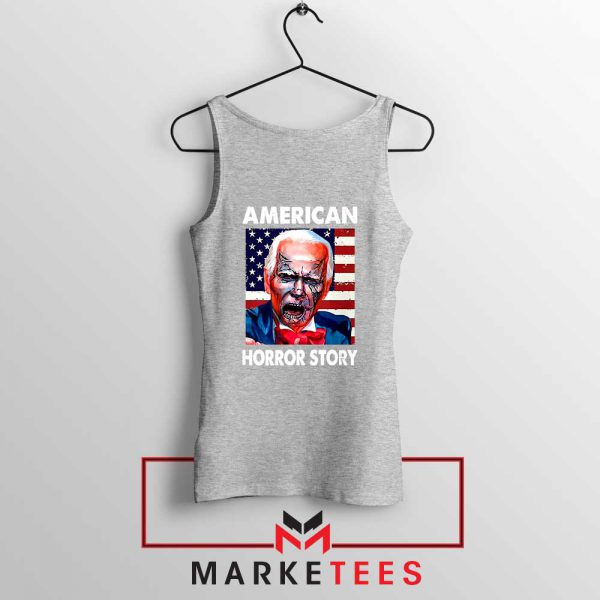 Biden Horror Story Sport Grey Tank Top